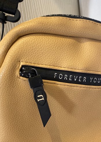 Saru suni Deri Fermuarlı Kadın Çapraz Çanta - Görsel 4