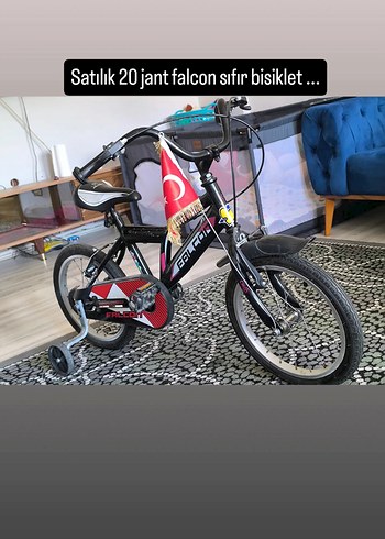 20 Jant Falcon Siyah Üç Tekerlekli Bisiklet