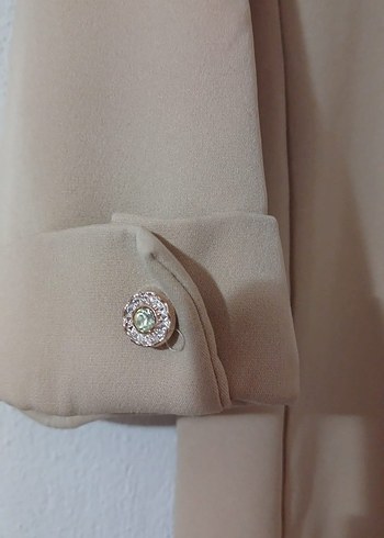 38 Beden BLAZER CEKET / KREM RENGİ DE