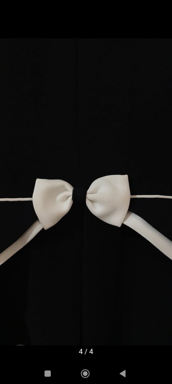 Siyah Kadın Düğmeli Midi Blazer Ceket - Görsel 4