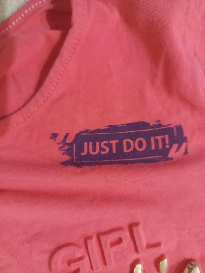 Pembe Baskılı Uzun Kollu Kız Tişörtü - Görsel 3