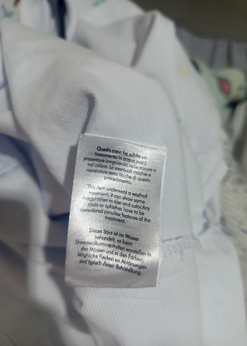 Beyaz Düğmeli Baskılı Erkek Polo Tişört - Görsel 8