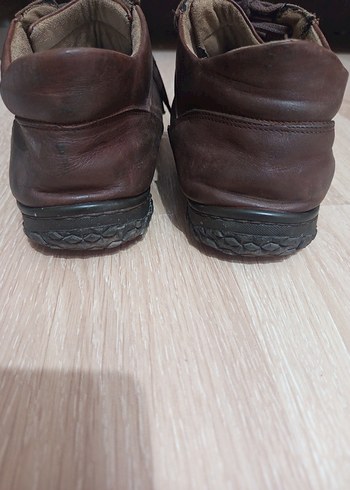 Kahverengi Deri Bağcıklı Erkek Klasik Ayakkabı - Görsel 5