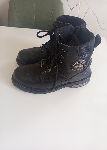 Siyah Deri Biker Botlar Stiletto Topuklu - Görsel 4