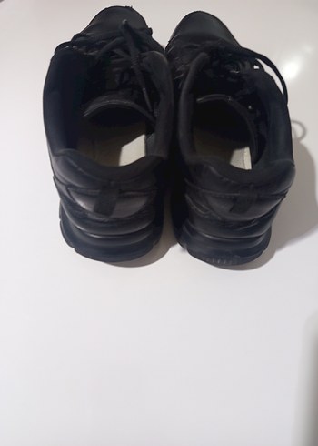 Siyah Erkek Spor Ayakkabı Bağcıklı - Görsel 5