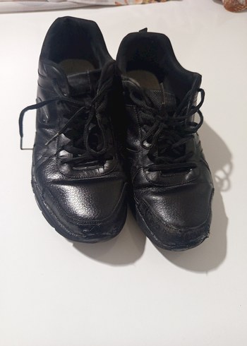 Siyah Erkek Spor Ayakkabı Bağcıklı - Görsel 2