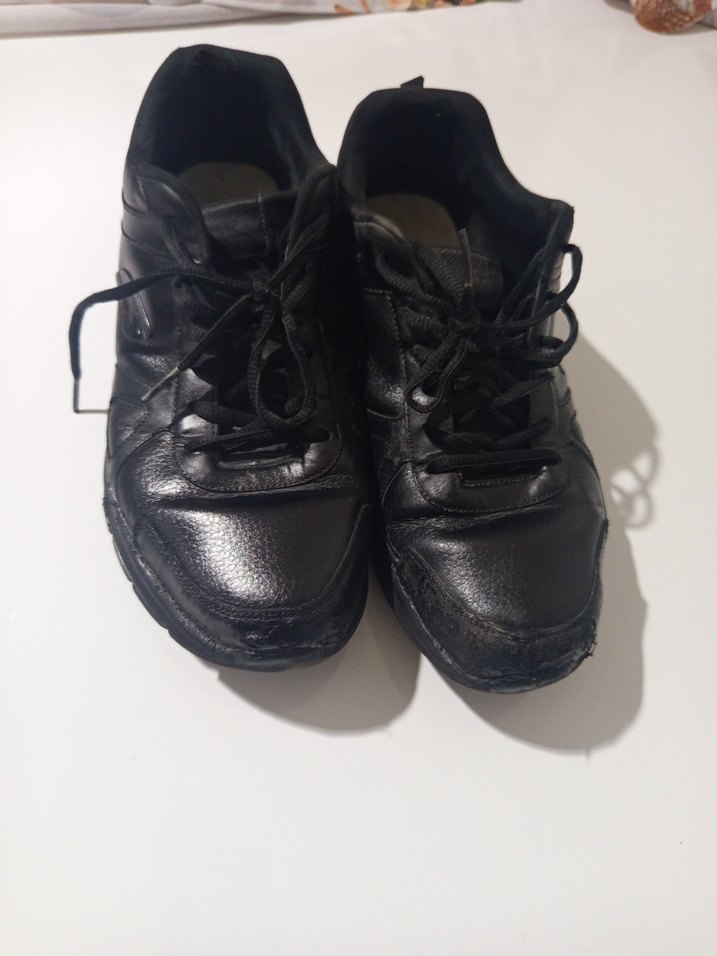 Siyah Erkek Spor Ayakkabı Bağcıklı - Görsel 2