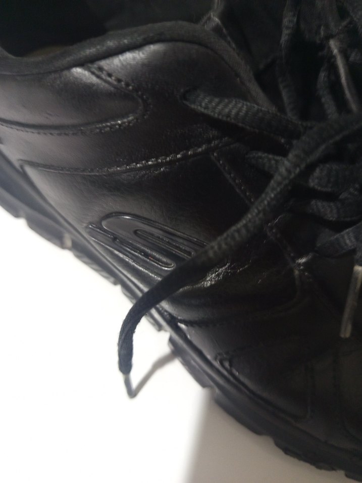 Siyah Erkek Spor Ayakkabı Bağcıklı - Görsel 3