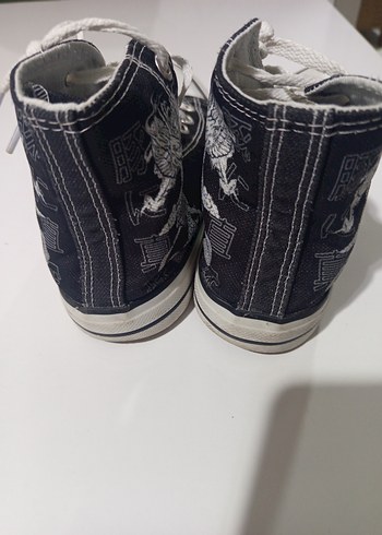 Nakışlı Kot Kadın Spor Ayakkabı - Görsel 8