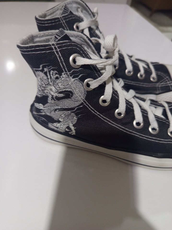 Nakışlı Kot Kadın Spor Ayakkabı - Görsel 4