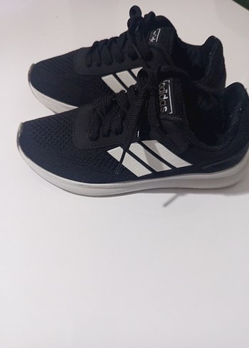 Erkek Siyah Beyaz Spor Ayakkabı - Görsel 3