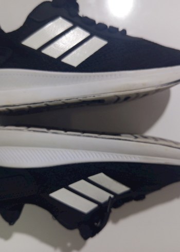 Erkek Siyah Beyaz Spor Ayakkabı - Görsel 9