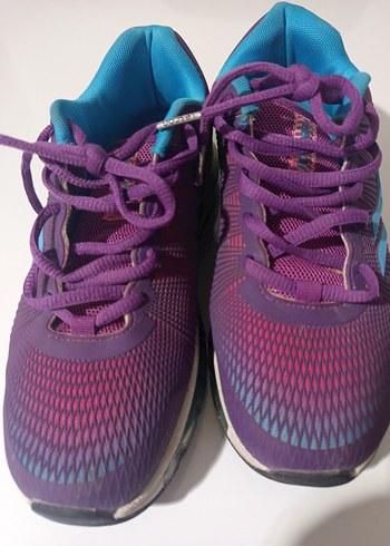 Mor Bağcıklı Spor Ayakkabı - Görsel 5