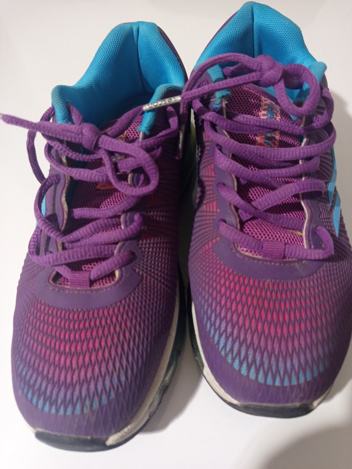 Mor Bağcıklı Spor Ayakkabı - Görsel 5