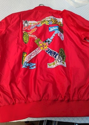 Kırmızı Fermuarlı Rahat Kesim Kadın Ceket - Görsel 2