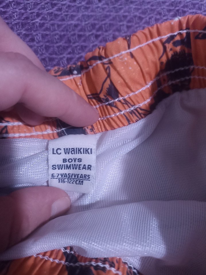 Renkli Desenli Erkek Çocuk Mayo Şortu LC Waikiki - Görsel 2