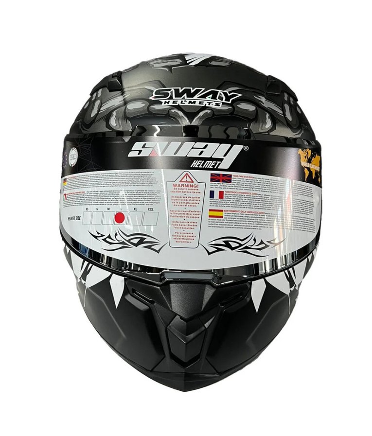 Sway 820 Monster Full Face Kask - Görsel 5