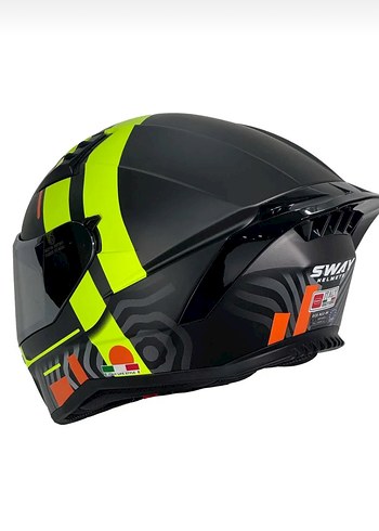 SWAY SW 869 STRIP Full Face Motosiklet Kaskı - Görsel 3