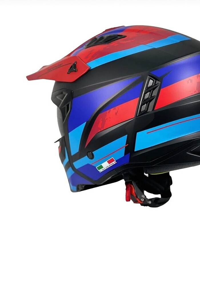 X1 Seul Track Çene Çıkarılır Modüler Kask XL - Görsel 3