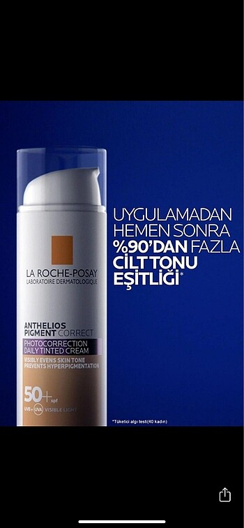 La Roche Posay La roche renkli güneş kremi light