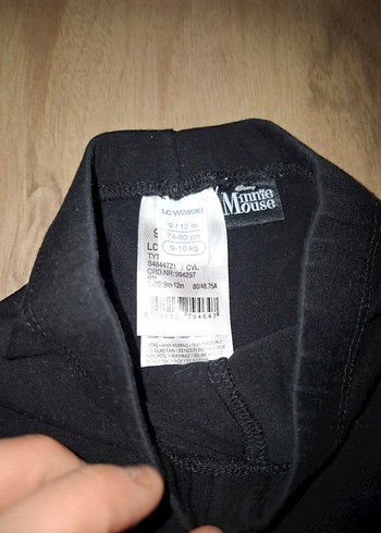 Kız Çocuk Siyah Minnie Mouse Tayt - Görsel 3