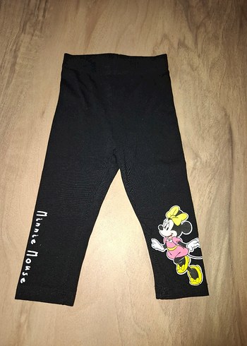 Kız Çocuk Siyah Minnie Mouse Tayt - Görsel 2