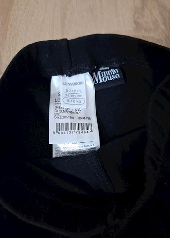 Kız Çocuk Siyah Minnie Mouse Tayt - Görsel 4