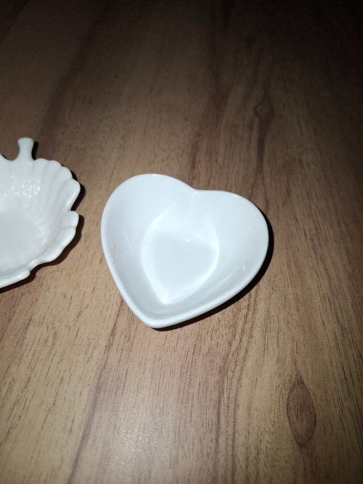 3 lü porselen mini ikramlık - Görsel 5