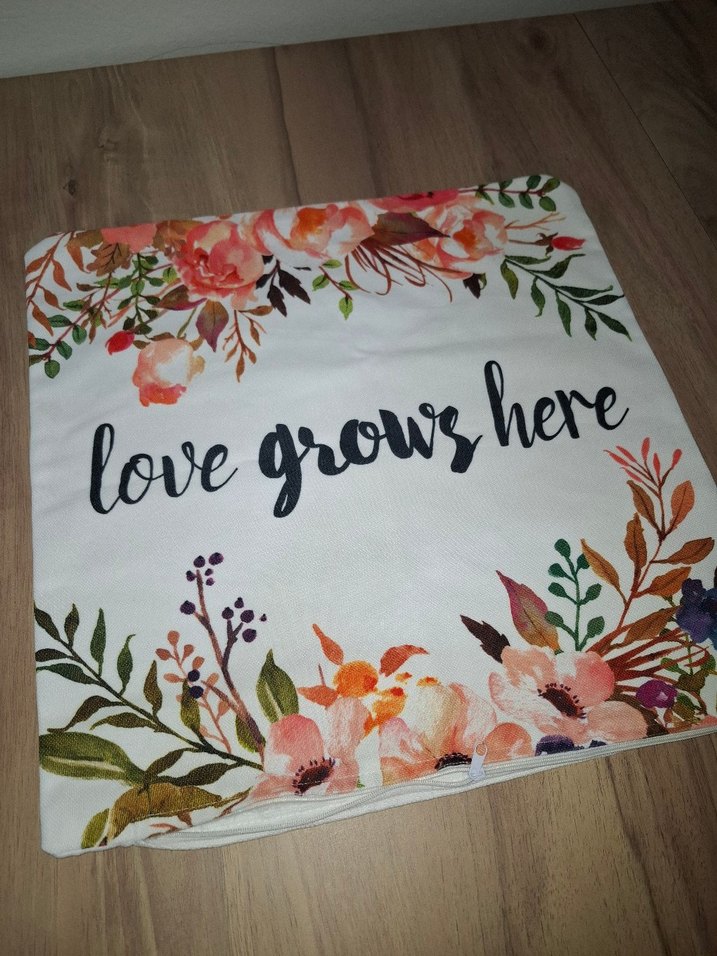 Çiçek Desenli Bohem Dekoratif Kırlent Kılıfı - Görsel 4