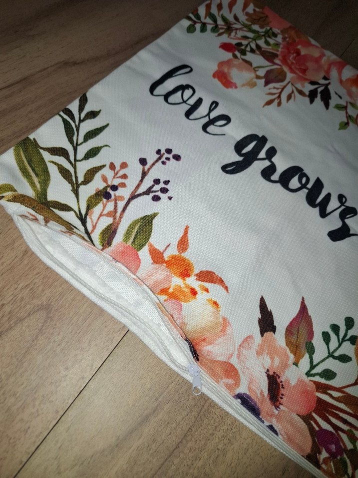 Çiçek Desenli Bohem Dekoratif Kırlent Kılıfı - Görsel 3