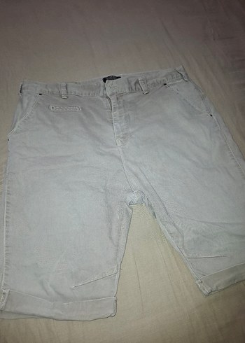 Bej Renkli Erkek Denim Şort
