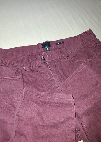 34 Beden bordo Renk Erkek Pantolon