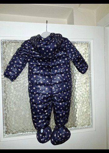 Erkek Bebek Mavi Fermuarlı Tulum - Görsel 5