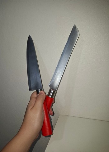 Biev marka ekmek ve şef bıçağı