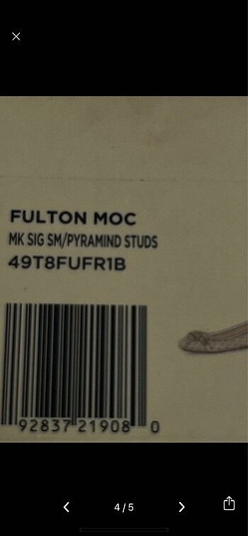 36,5 Beden Michael Kors Fulton Vanilya