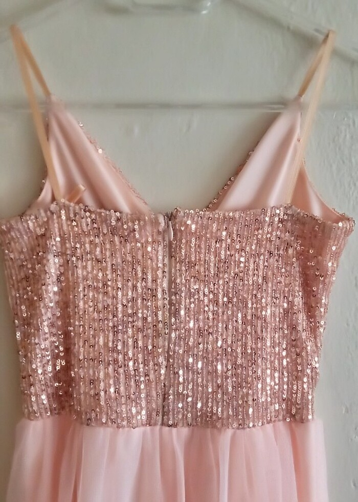 Bir kere giyildi bayan abiye - Görsel 2