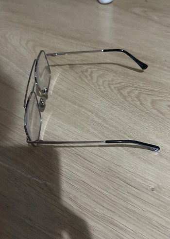 Gri Transparan Minimalist Kadın Gözlüğü - Görsel 2