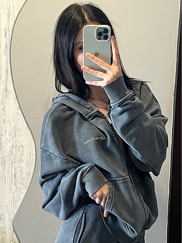 s Beden gri Renk Oversize hırka