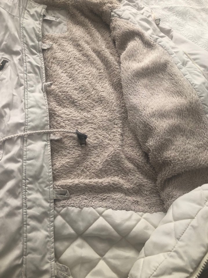 Gri Kürklü Kadın Kışlık Ceket - Görsel 3