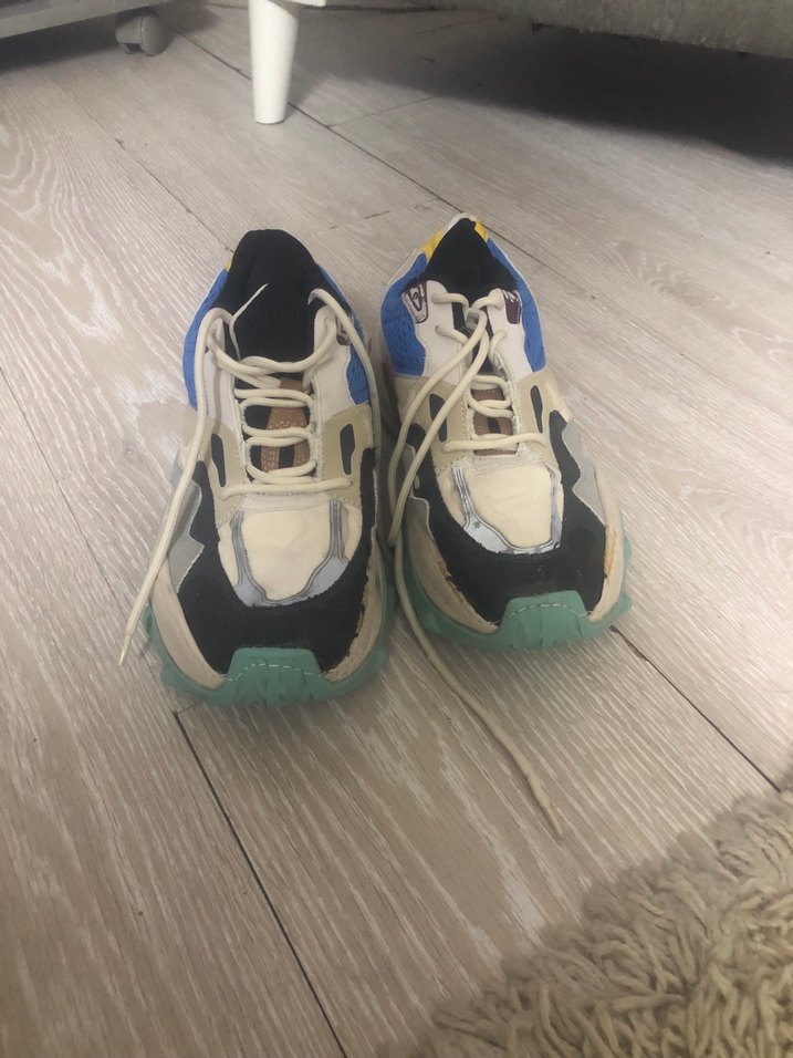 Bağcıklı Çok Renkli erkek Spor Ayakkabı - Görsel 3