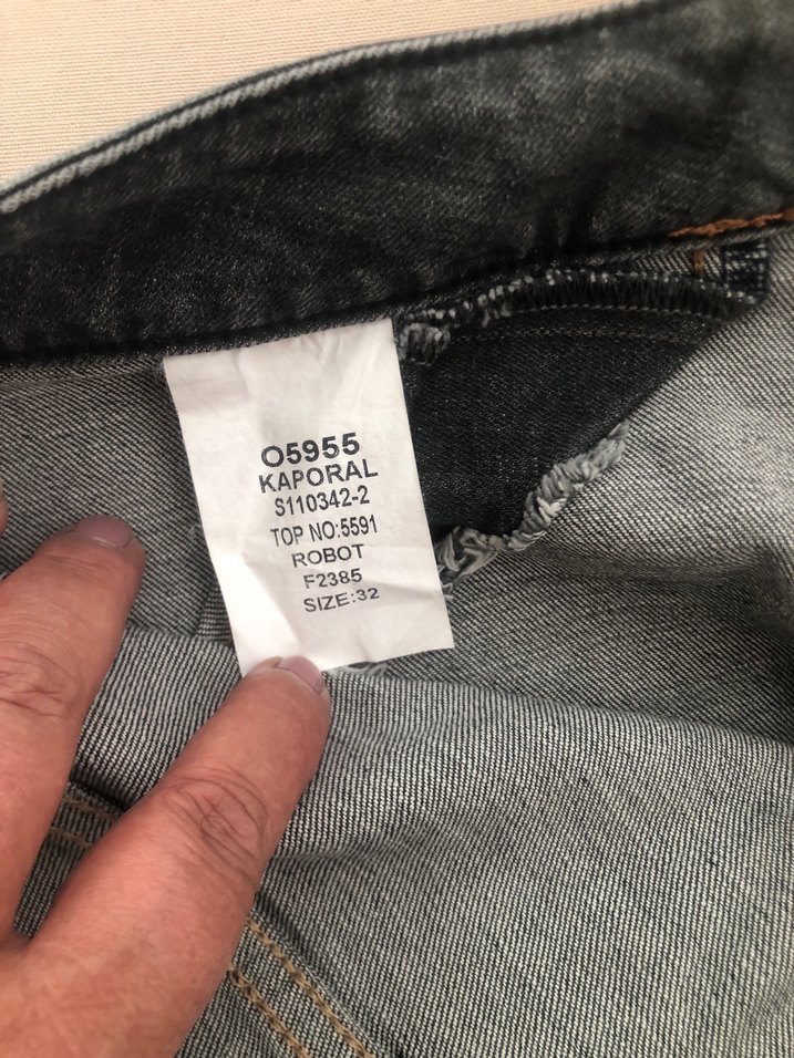 Gri Regular Fit Denim Kadın Pantolon - Görsel 2