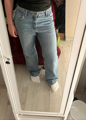 Bershka straıght denim jean pantolon