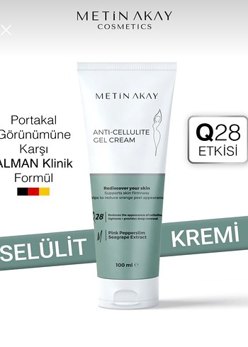 Metin Akay Selülit Karşıtı Jel Krem 100 ml - Görsel 2