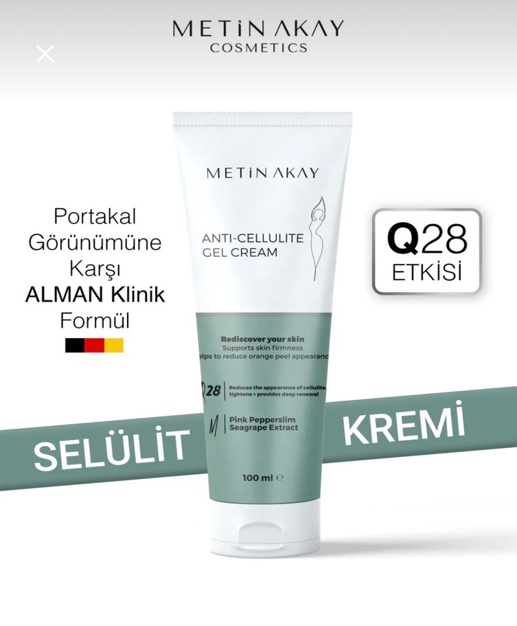 Metin Akay Selülit Karşıtı Jel Krem 100 ml - Görsel 2