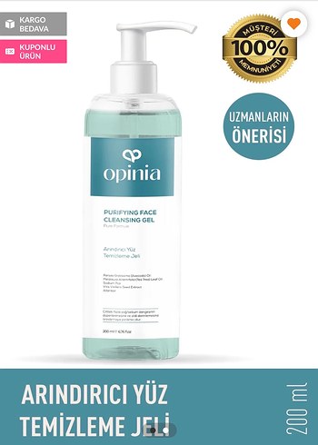 Opinia Kadın Yüz Temizleyicileri Seti - Görsel 3