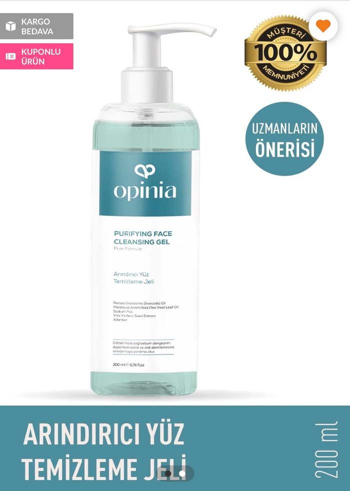 Opinia Kadın Yüz Temizleyicileri Seti - Görsel 3