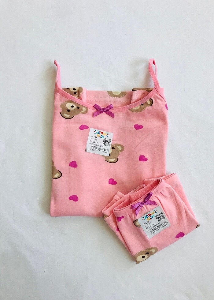 KIZ ÇOCUK ATLET BOXER TAKIM - Görsel 2