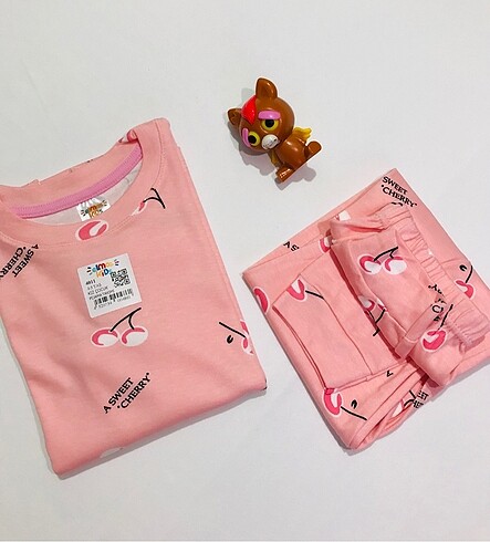 Kı çocuk pijama takım 3/4 yaş