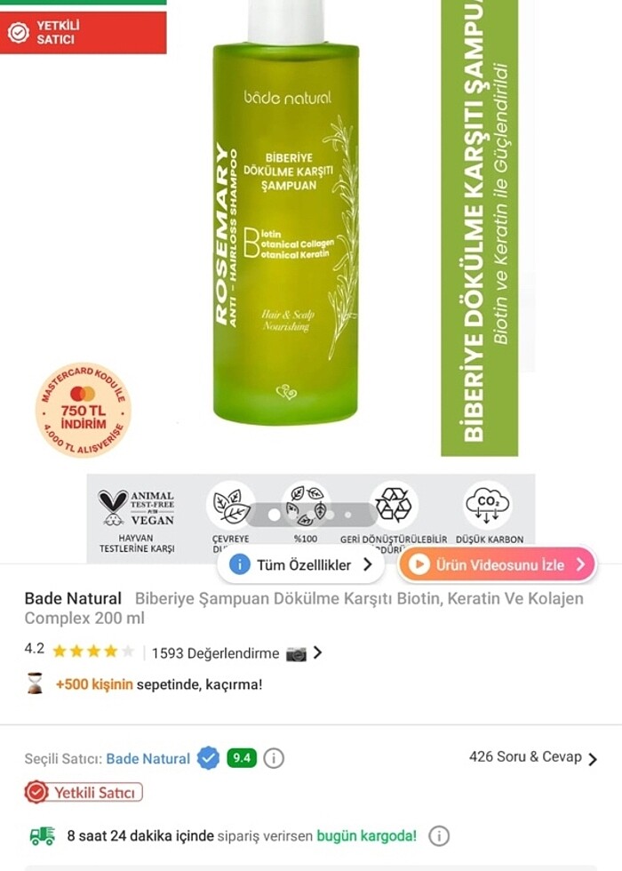 SAÇ BAKIM -  KERATİN BİOTİN KOLAJEN TONİK - Görsel 4