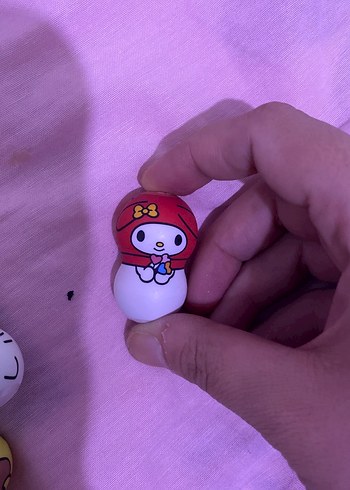 Renkli Hello Kitty Tenis Figürü KOLEKSİYONLUK HACIYATMAZ - Görsel 8